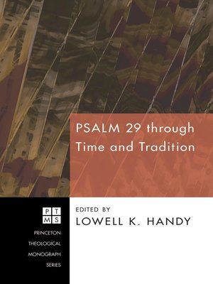 cover image of Psalm 29 through Time and Tradition